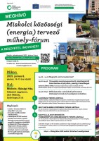 Meghívó és jelentkezés: 2025. június 6. Miskolci közösségi energia tervező műhely