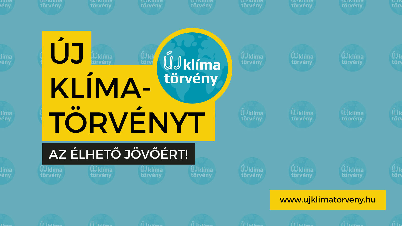 Elindult az Új klímatörvény civil koncepció társadalmi vitája