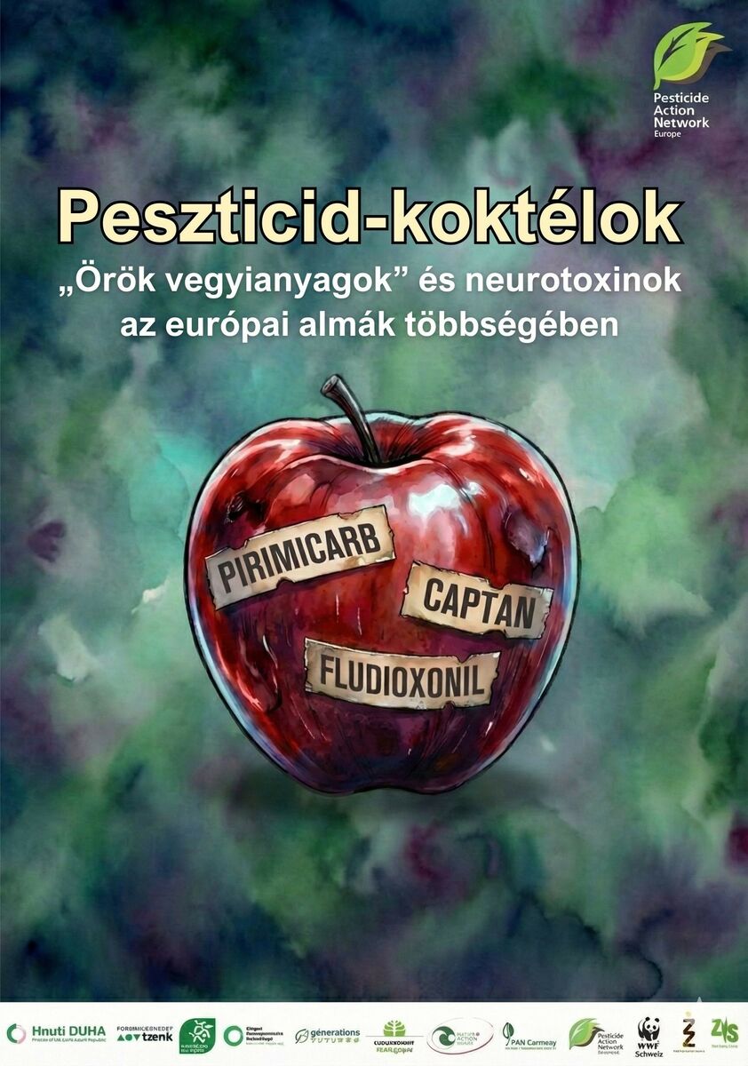 Veszélyes növényvédőszer-koktélok az európai almákban