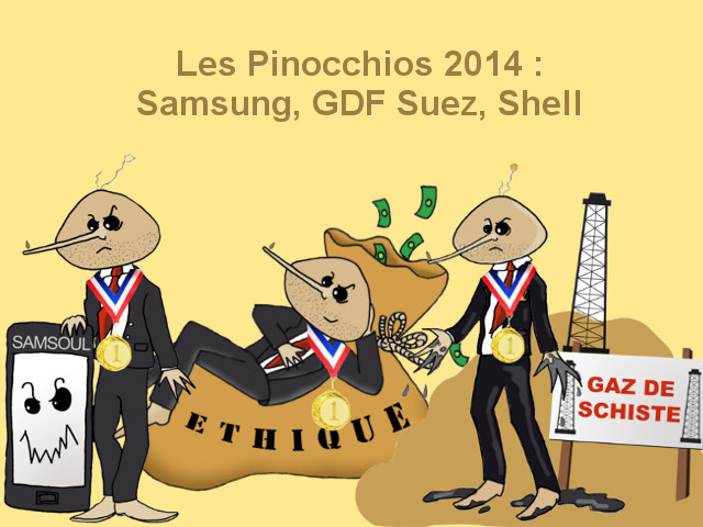 A Shell, a GDF Suez és a Samsung nyerte a 2014-es Pinokkió-díjat!